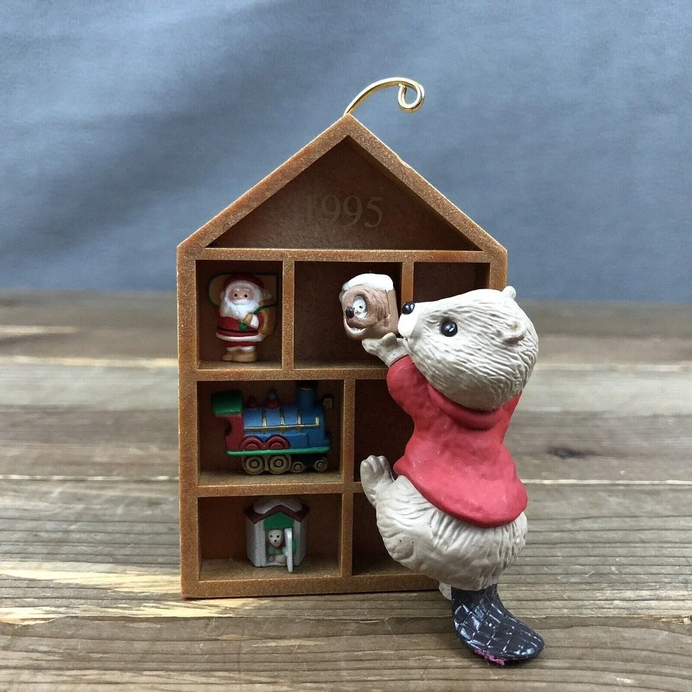Hallmark Keepsake Ornament‎ Collecting Memories Beaver Christmas Holiday VTG